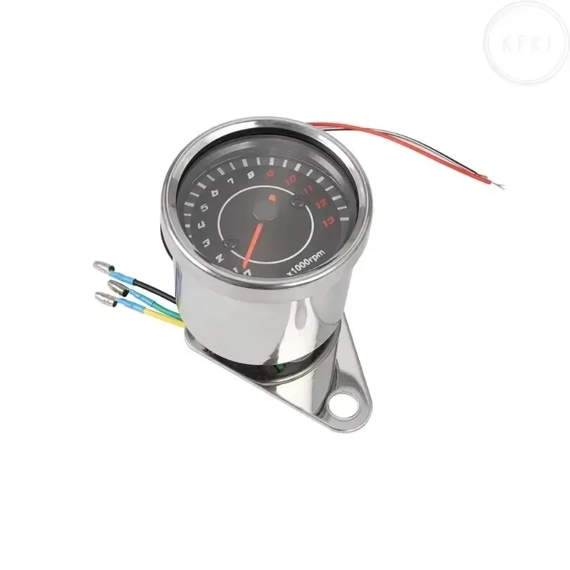 Motorcycle Universal Speedometers Moto Parts Modified Odomet for 1pcs Motorbike Accessory Machinery Tachometer with LED Screen