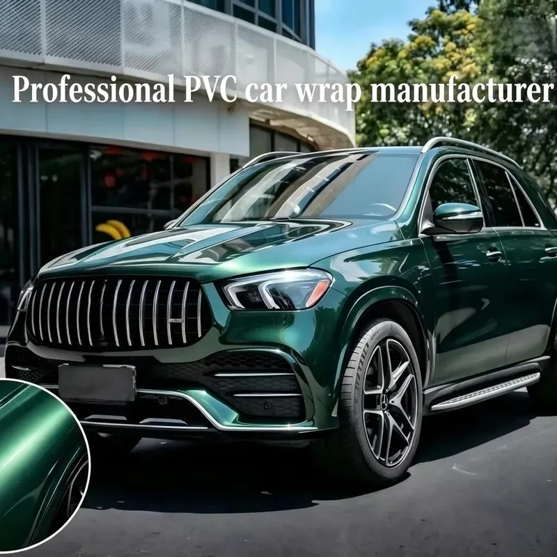 Paint Series PET Car Wrap Vinyl Film High Gloss Self Healing Air Bubble Free Automotive Wrap PVC Color Wrap Film