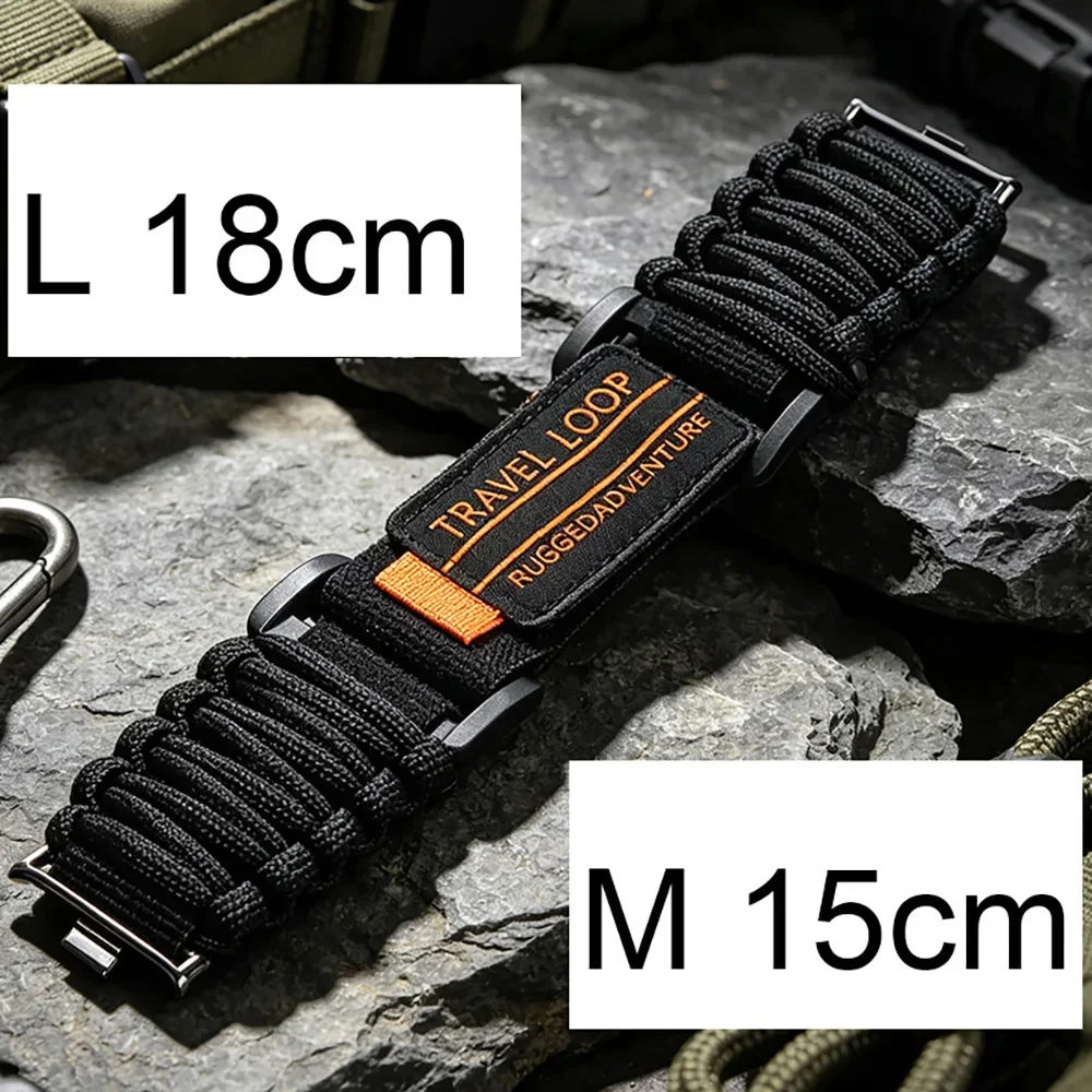 Umbrella Rope Strap for Xiaomi Mi Band 11 10 9 8 Pro Smartwatch Breathable Bracelet Pulseira Correas Redmi Watch Band 4/5/6