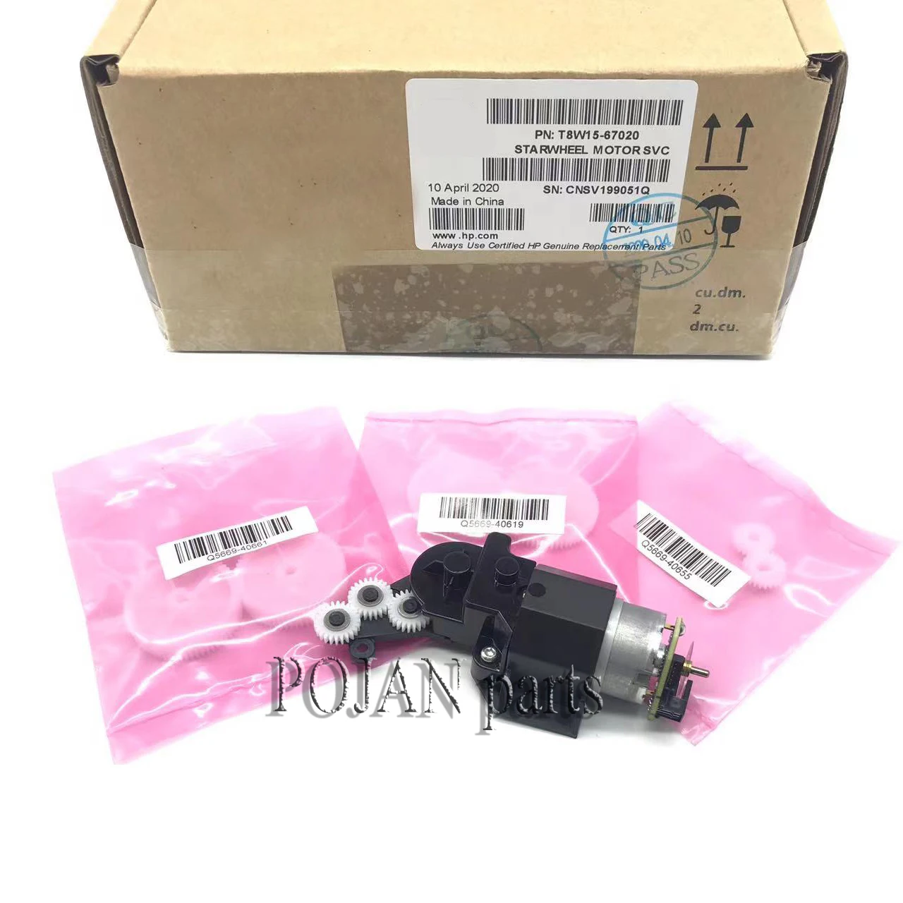 T8W15-67020 Starwheel Motor Service Kit Fit for H-P Designjet Z6 Z9 T1700 T1708 Printer Plotter Parts POJAN