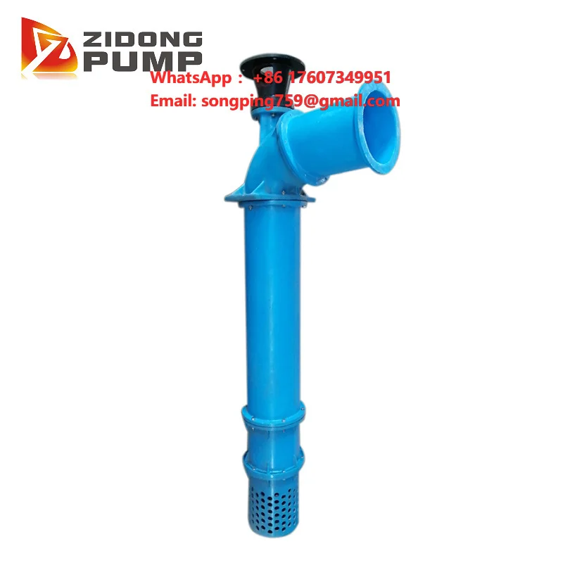GFRP Axial Flow Pump Vertical Type Glassfiber Pump for Corrosive Salty Seawater