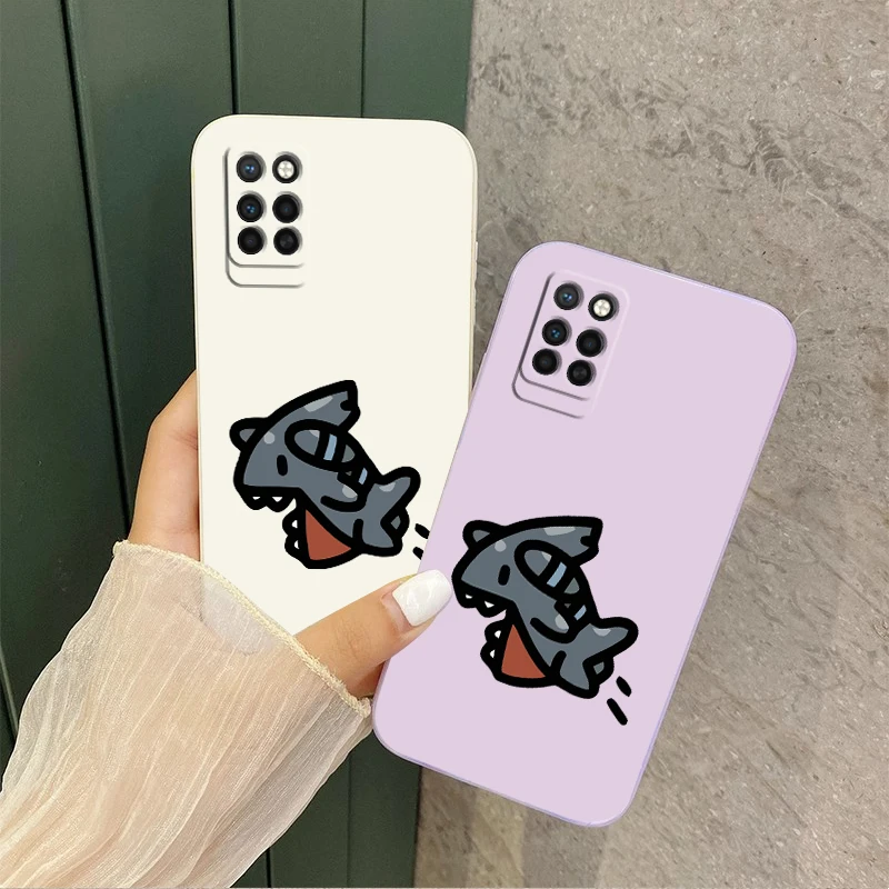 N ote10 Adorable Shark Silicone Phone Case For Infinix Note 8 10 10Pro Hot 9 12 11S Tecno Spark 6Go 6Air 7Pro Camon 16 Cover