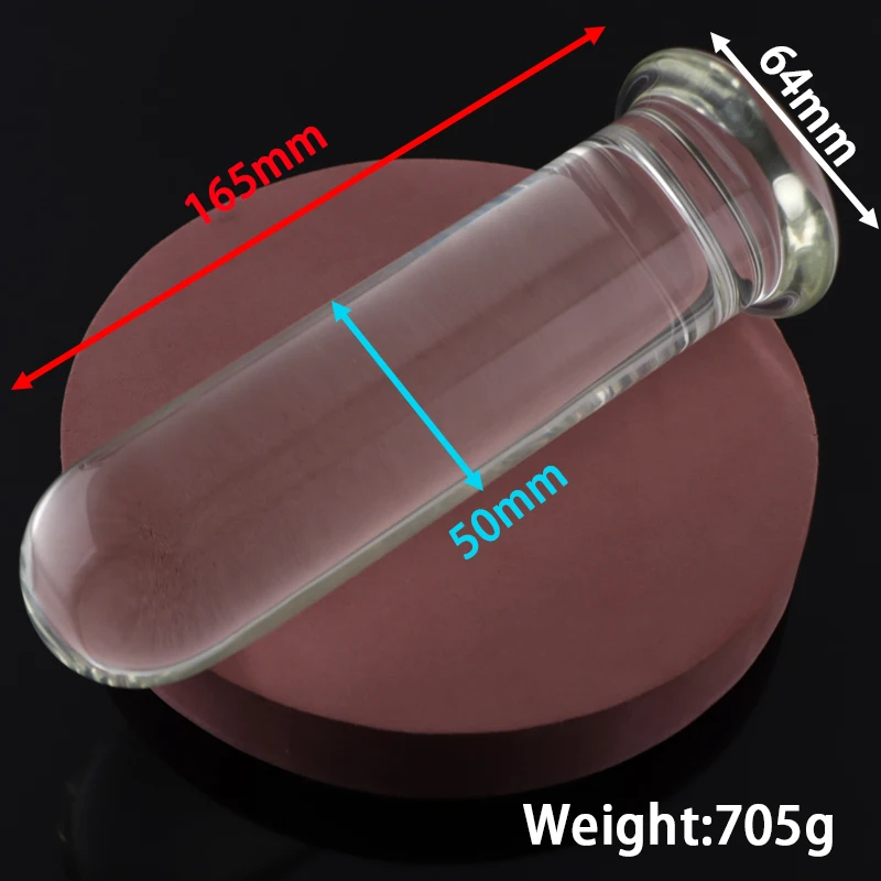 4 Style Pyrex Glass Anal Dildos Butt Plug Large Crystal Artificial Penis Anus Masturbate Adult Sex Toy For Women Gay Erotic toys