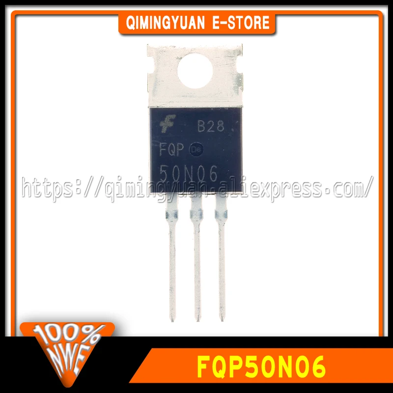 10 ~ 50 قطعة/الوحدة FQP50N06 50N06 TO220 MOSFET 100% مخزون بقعة جديد #1