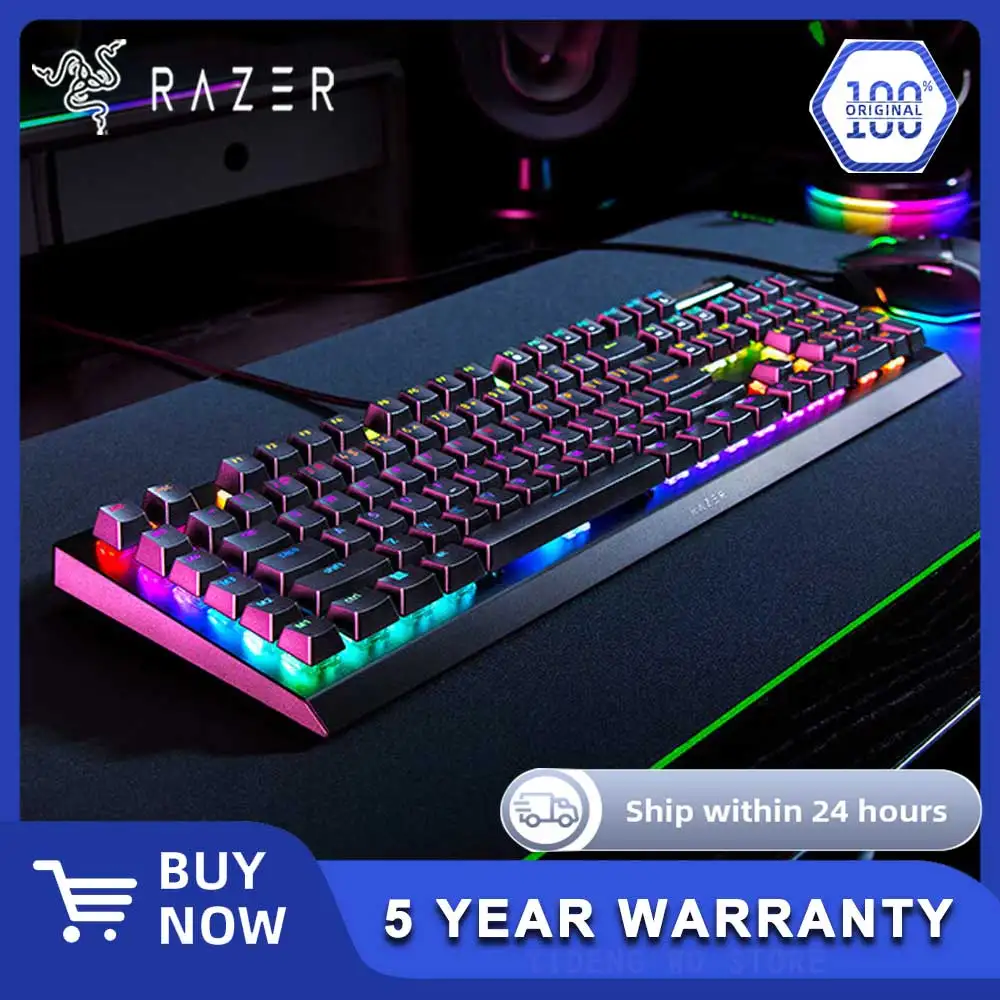 

Razer BlackWidow V4 X Mechanical Gaming Wired Keyboard: Linear & Silent - 6 Macro Keys - Chroma RGB - Doubleshot ABS Keycaps