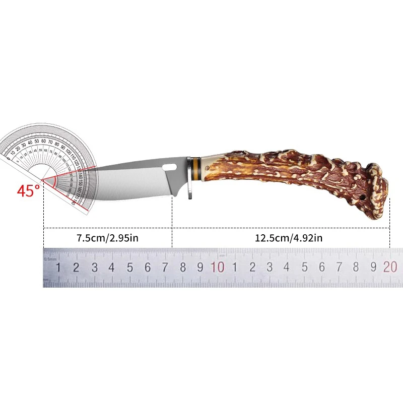 PLYS-Pocket KnifeHandle Meat KnifeKnife for eating lamb chopsPocket Fruit KnifeBarbecue KnifeMultifunctional Knife