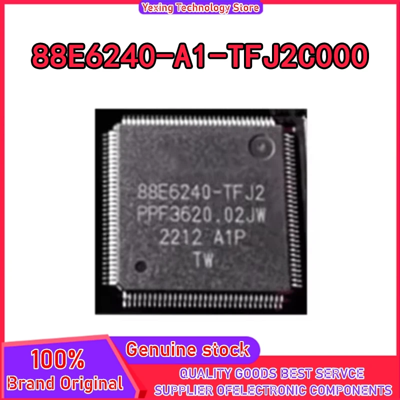 

Новый оригинальный чип управления Ethernet 88E6240-TFJ2 88E6240-A1-TFJ2C000 88E6240 TQFP-128