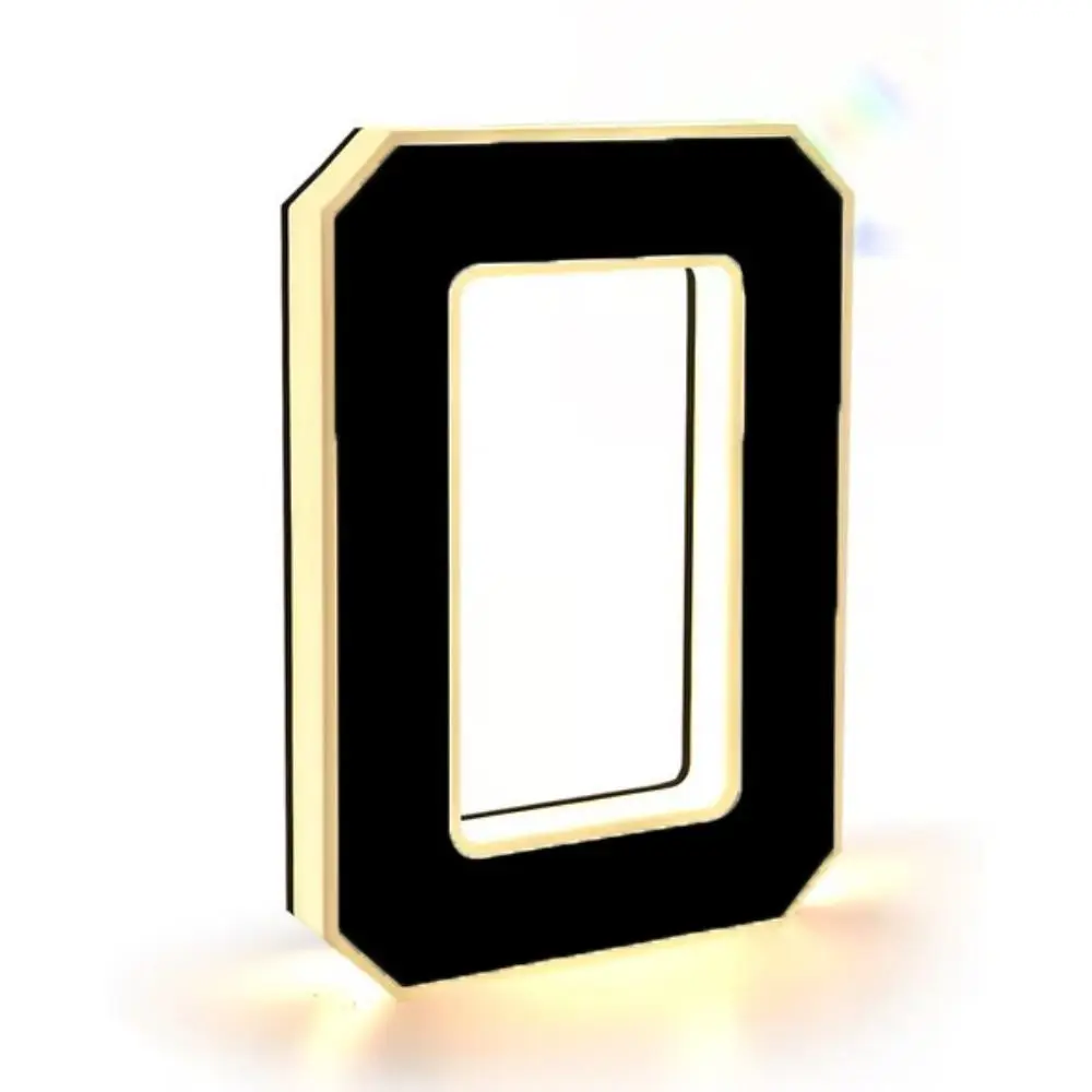 Waterproof LED House Number Light 12V Power Supply Number Illuminated House Number Sign Personalized Letter Pattern