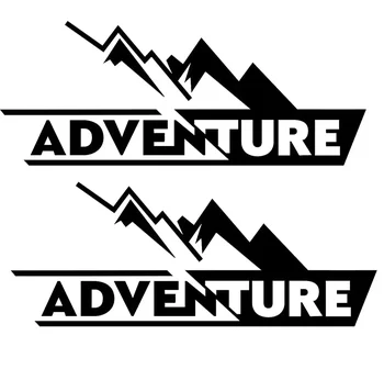 Motosiklet Üst Kutusu Yansıtıcı Macera Çıkartmaları Honda Africa Twin BMW GS 1200 1250