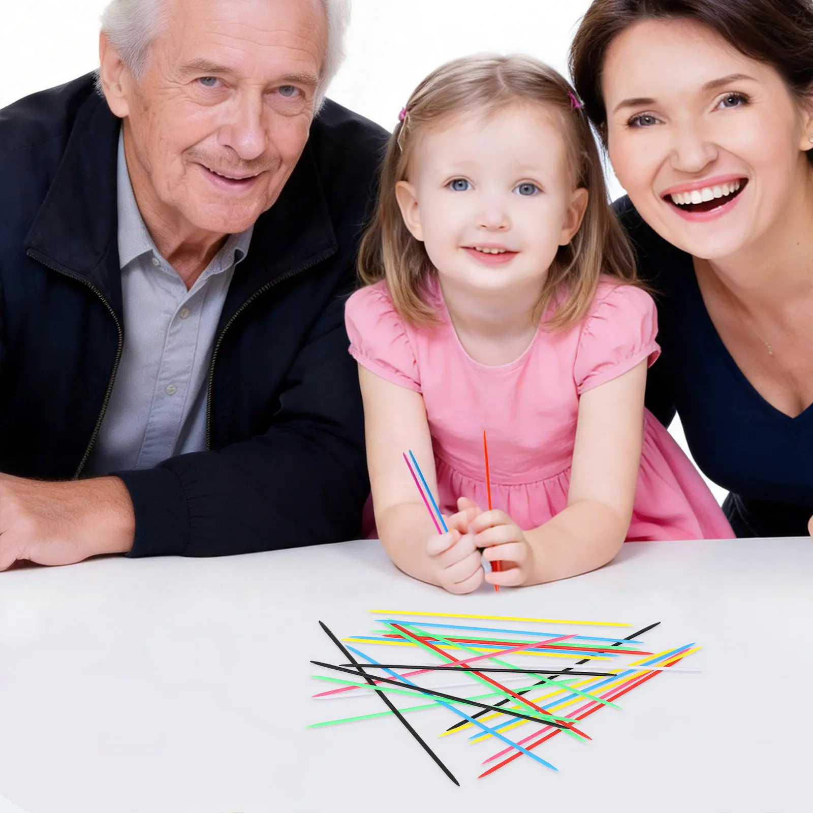 

Набор из 90 развивающих палочек для игры в пик-ап, пластиковые разноцветные палочки для развития координации рук и глаз у детей, увлекательный игровой набор