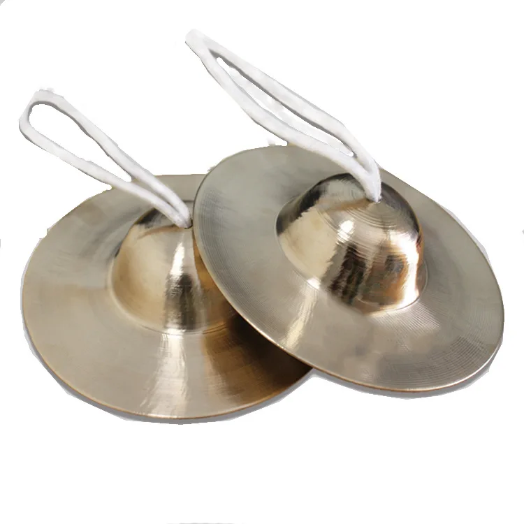 Hooqu Lion Dance Cymbals Hand Crafted Brass Cymbals Chinese Folk Cymbals