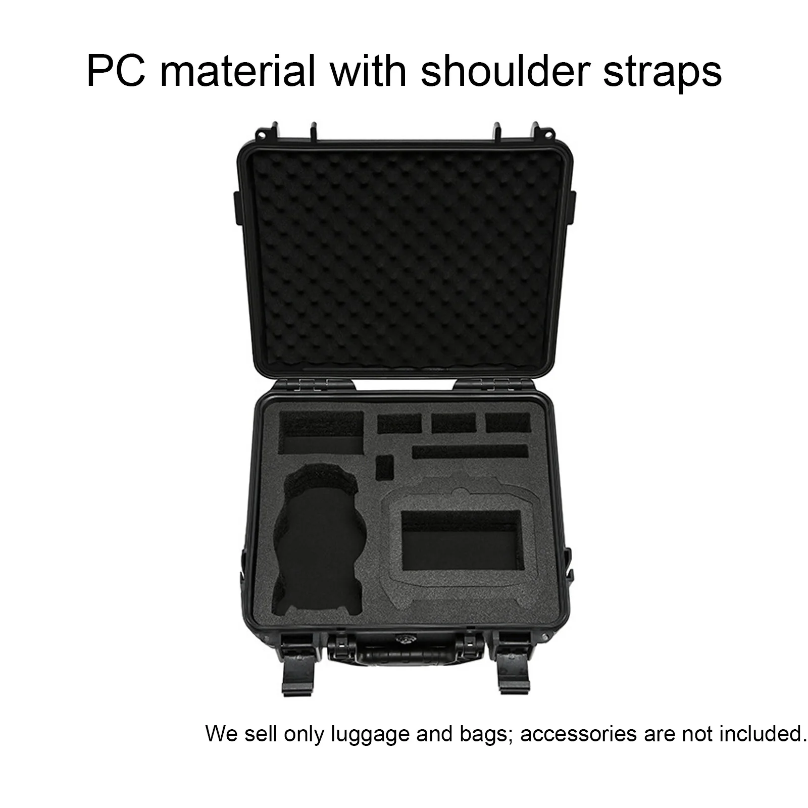 DJI Mini 5 Pro Waterproof Case 33x28x12cm PC Material Shockproof Storage Box With Shoulder Strap For Drone Accessories