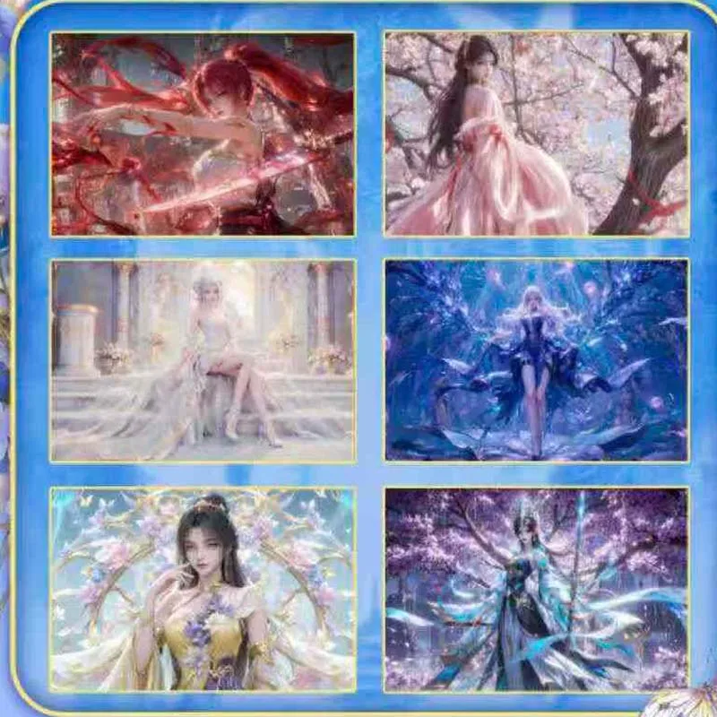 Wholesale PGU Culture Collection Card Magnetic Acrylic Spli Brick Acrylic Enamel Sakura New Year Drama Game Booster Trading Card