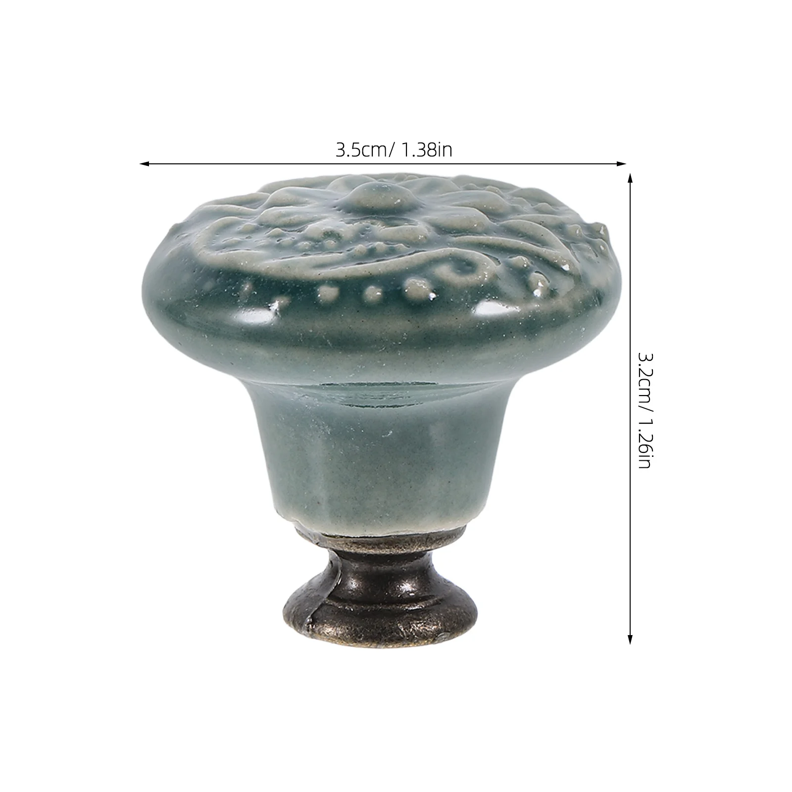 8 قطعة مقبض كابينة السيراميك درج يسحب الأثاث مقبض استبدال للمطبخ الحمام باب خزانة ملابس الأجهزة التبعي