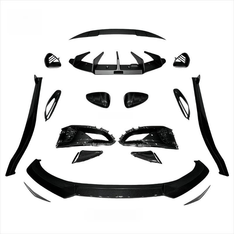 Carbon Fiber Front and Spoiler, Side Skirt, Rear Wing Body Kit for Lotus Emira Upgrade O.D. Style