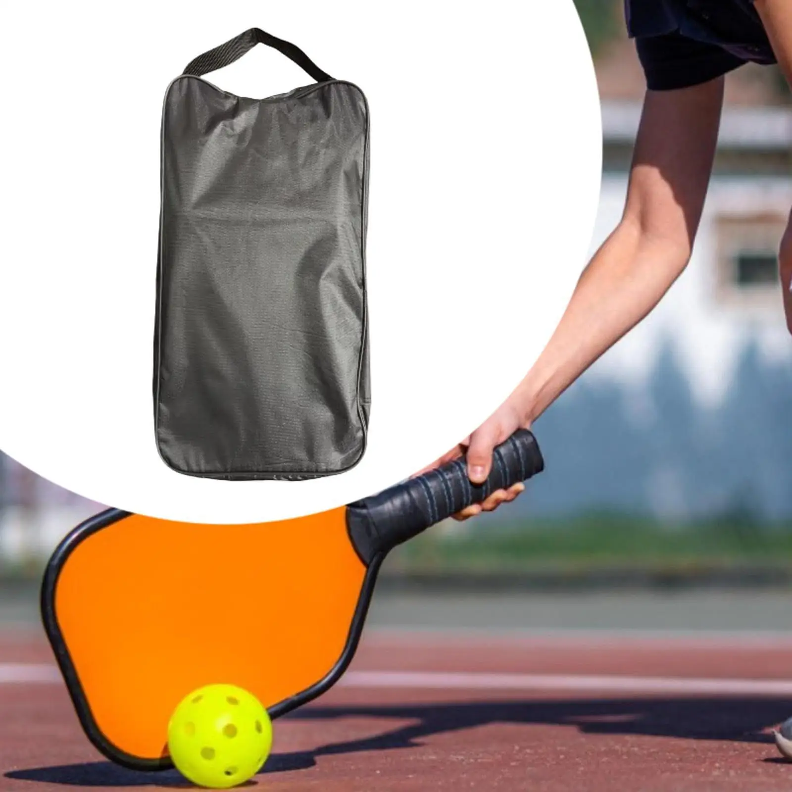 Pickleball Racket Bag Multifunction Clear for Competition Outdoor Sports