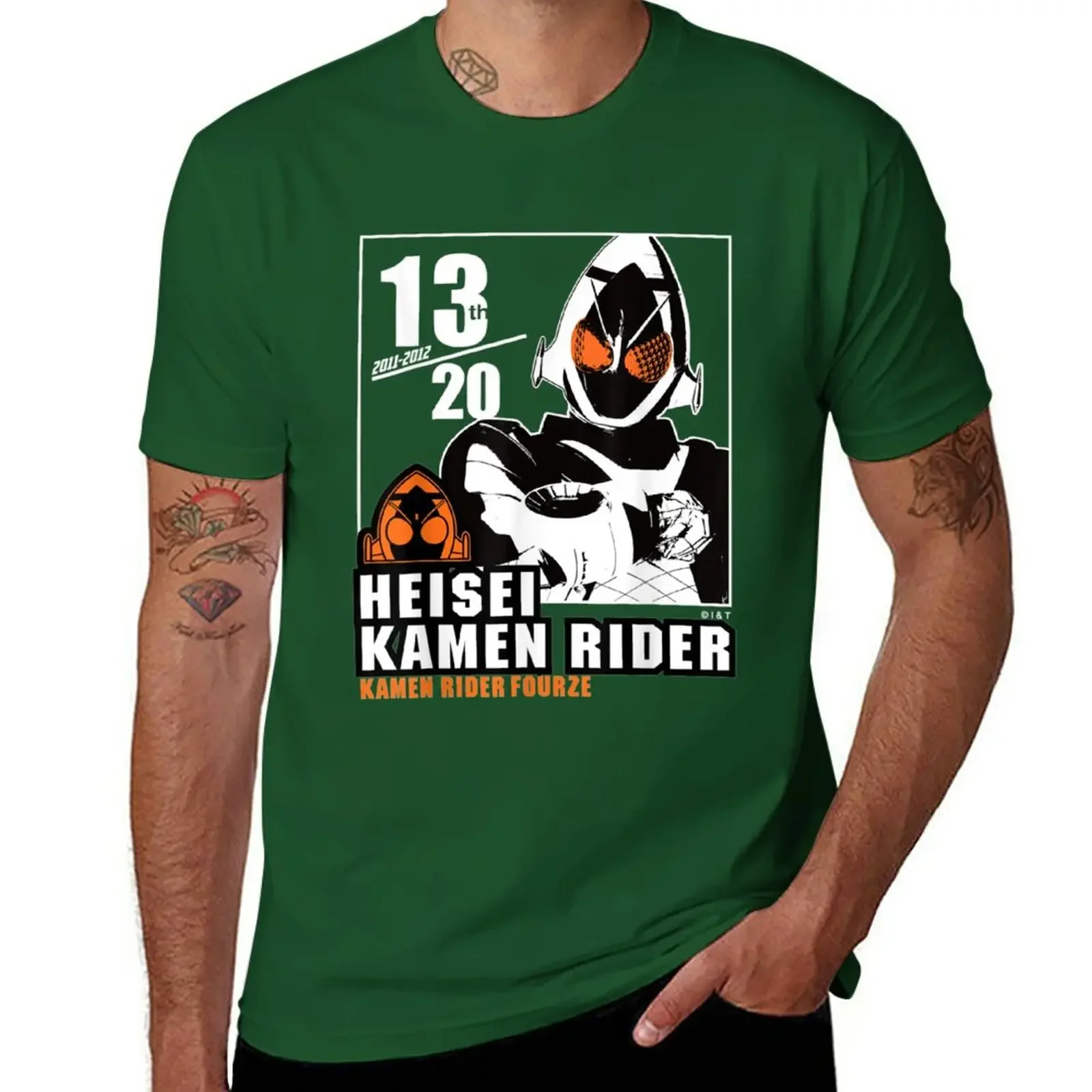 New Kamen Rider Fourze Heisei Rider Anniversary T-Shirt korean fashion summer tops mens funny t shirts Male fashion Hot Sale