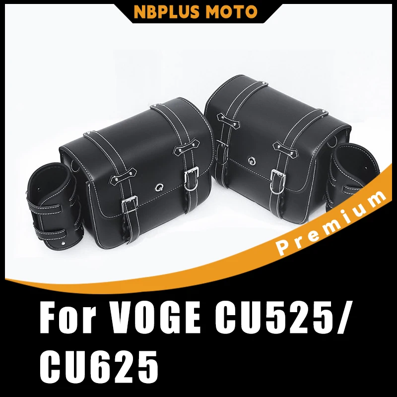 

【Premium】 For VOGE CU525/CU625 Modified Retro Side Bags, Waterproof Quick‑Release Helmet Storage Bags Accessories