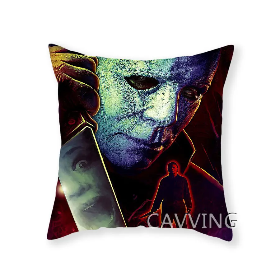 

Halloween Michael Myers 3D Printed Polyester Decorative Pillowcase Throw Pillow Cover Square Zipper Cases Fan Gifts Home Decor