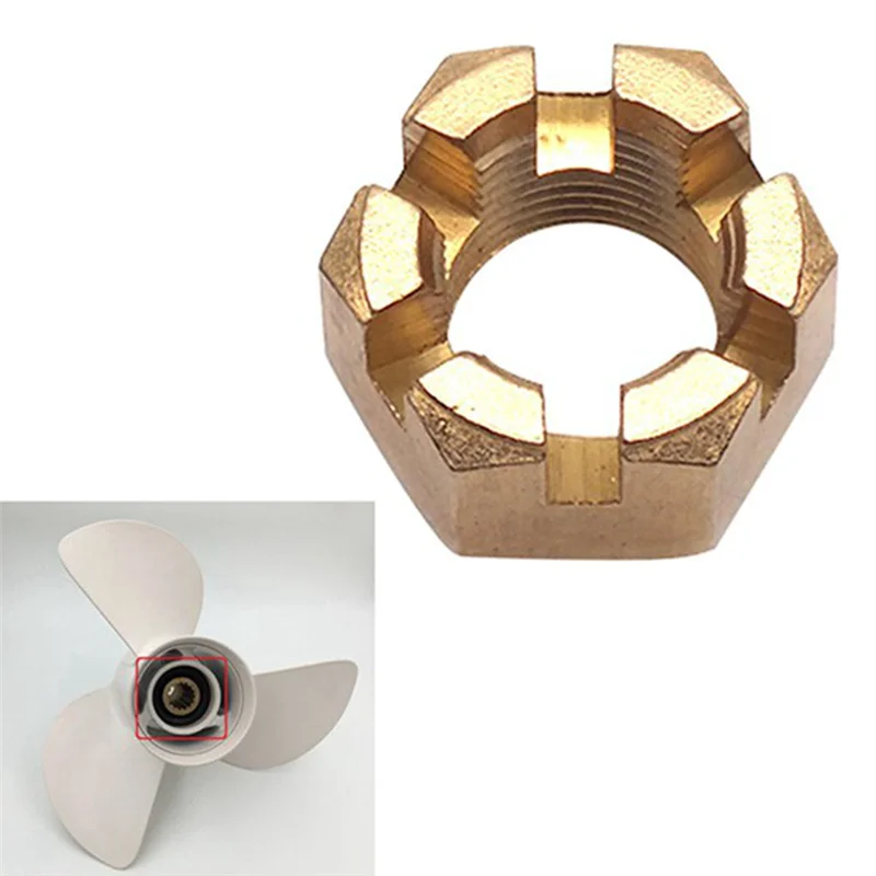 66T-W4599 طقم فاصل المروحة للمحرك الخارجي F30-F60 4T/2T Hidea 90171-16011 Castle Nut 90389-22M01 Bush