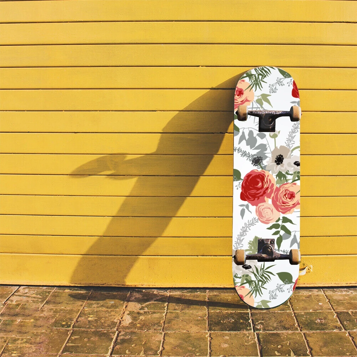 

flower roses Skateboard Stickers Self-Adhesive Vinyl Waterproof Decorative Accessories Skateboard Stickers