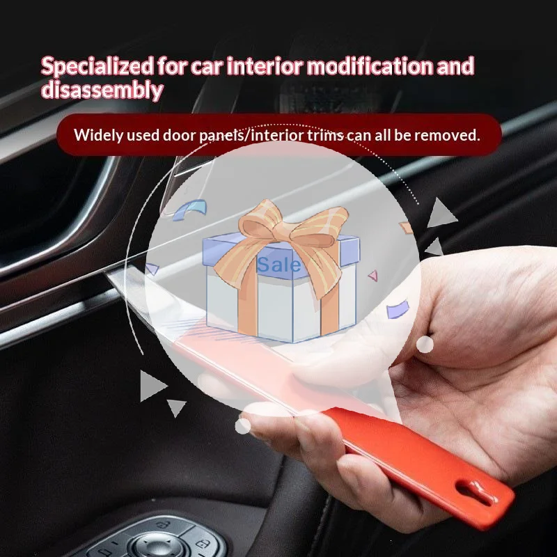 Durable Stainless Steel Car Trim Removal Pry Tool Kit for Auto Door Panel Audio Radio Interior Disassembly
