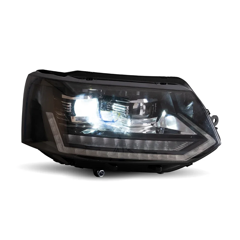 

For VW Multivan 2012-2015 T5 Car Front Lamps Assembly LED Auto Headlight Projector Double Lens in 6000k Hot Sale Accessories