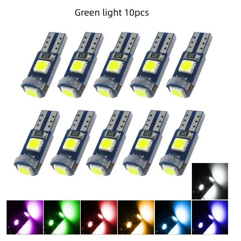 T5 74 LED Canbus Bulb 10Pcs W3W 286 W1.2W High Lumens Waterproof Auto Interior Trunk Courtesy Lights