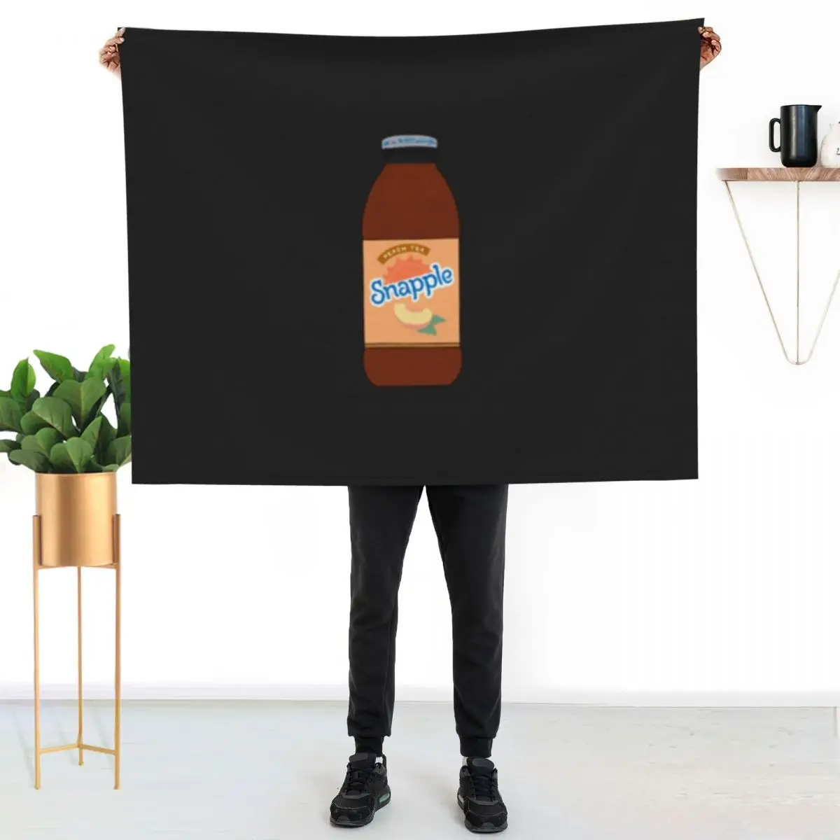 Peach Tea Snapple Classic T-Shirt Throw Blanket Manta suave y ligera para cama, para todas las estaciones