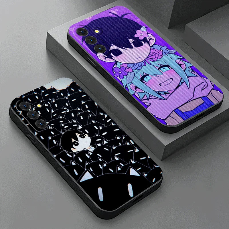 Soft Phone Case For Samsung A17 A37 A57 A16 A36 A56 A15 A35 A55 O-Omori Cartoon Game A14 A34 A54 A13 A33 A53 A27 A26 A25 A24 A23