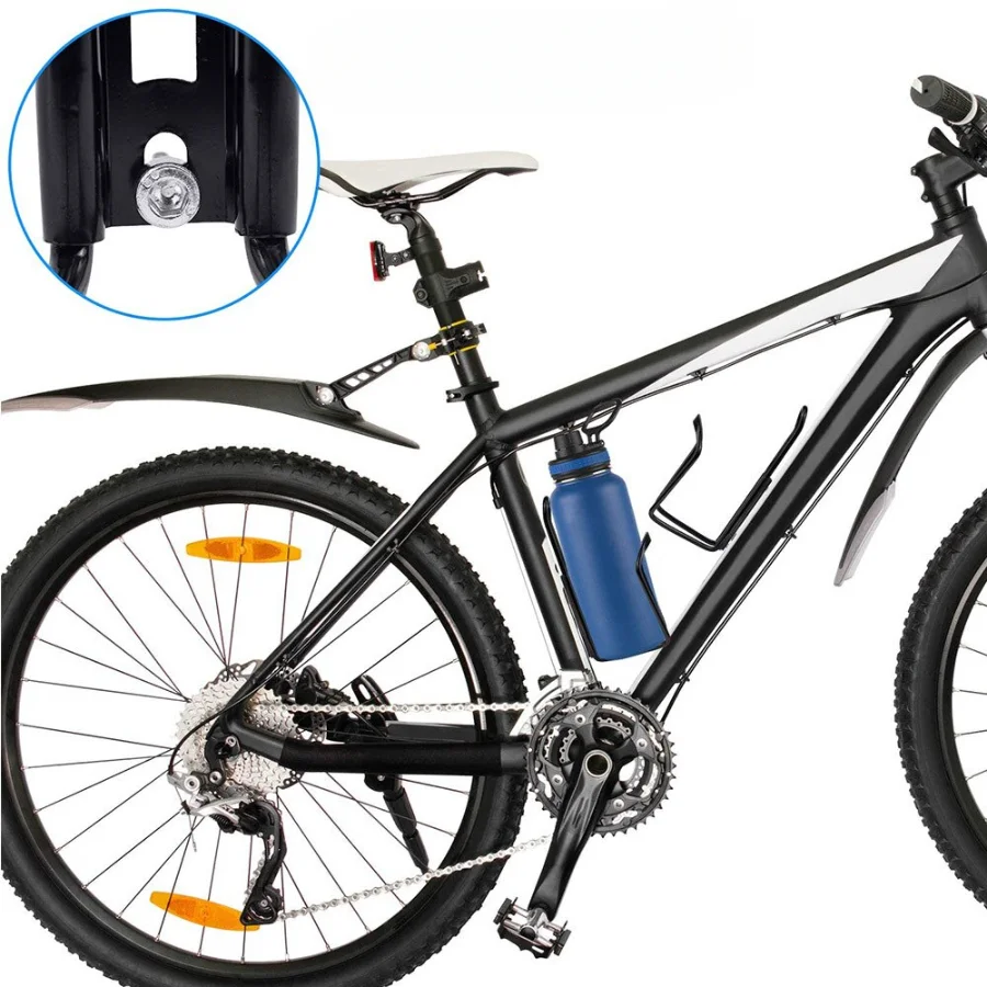 Aluminum Alloy Bicycle Bottle Holder Cycling Bicycle Drink Water Bottle Rack Holder Mount for Mountain Folding Bike Cage - Image 2