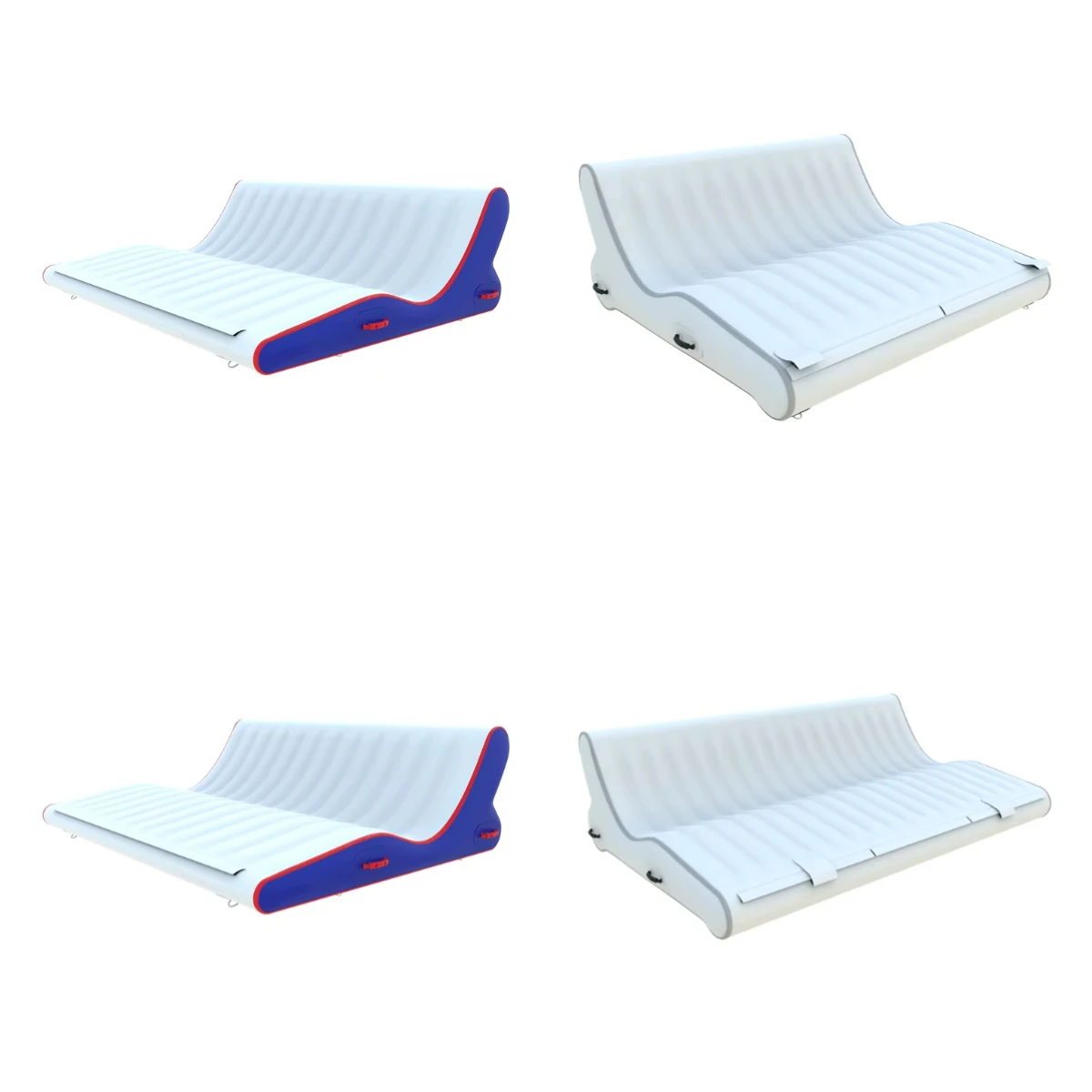 Hot-selling Inflatable Water Deck Chair Commercial Use Swimming Leisure Sofa Durable PVC Inflatable Water Island