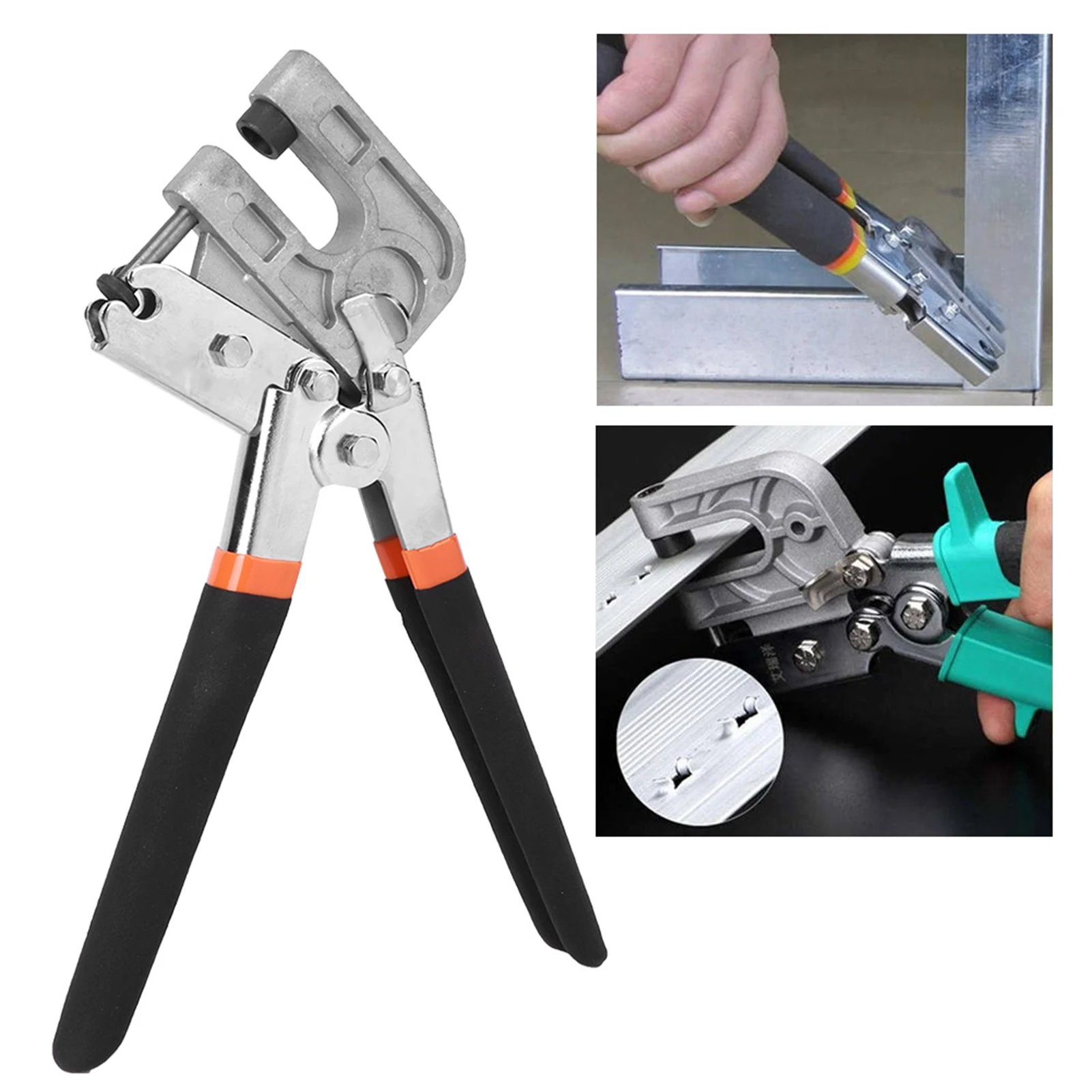 New Handle Stud Crimper Stud Crimper Stud Crimper Pliers Handheld Alloy Steel Connection European Antu‑Rust 270mm Pliers