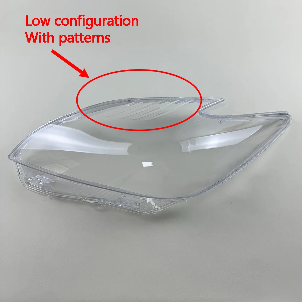 Headlamps Cover For Toyota Prius 2010 2011-2013 (Low Configuration) Transparent Lampshade Case Headlights Shell Lens Plexiglass
