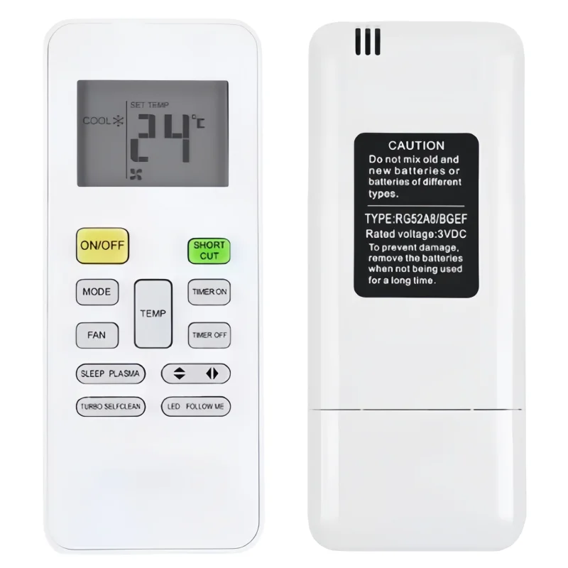 Universal HVAC Remote Control Air Conditioner Replacement Electronic Parts RG52A2/BGEF RG52B/BGE RG52G/BGE RG52A8