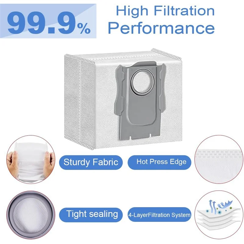 M02K-For Roborock S7 Maxv Ultra / S7 Pro Ultra مكنسة كهربائية فرشاة جانبية رئيسية ممسحة قماش فلتر Hepa أكياس الغبار الملحقات