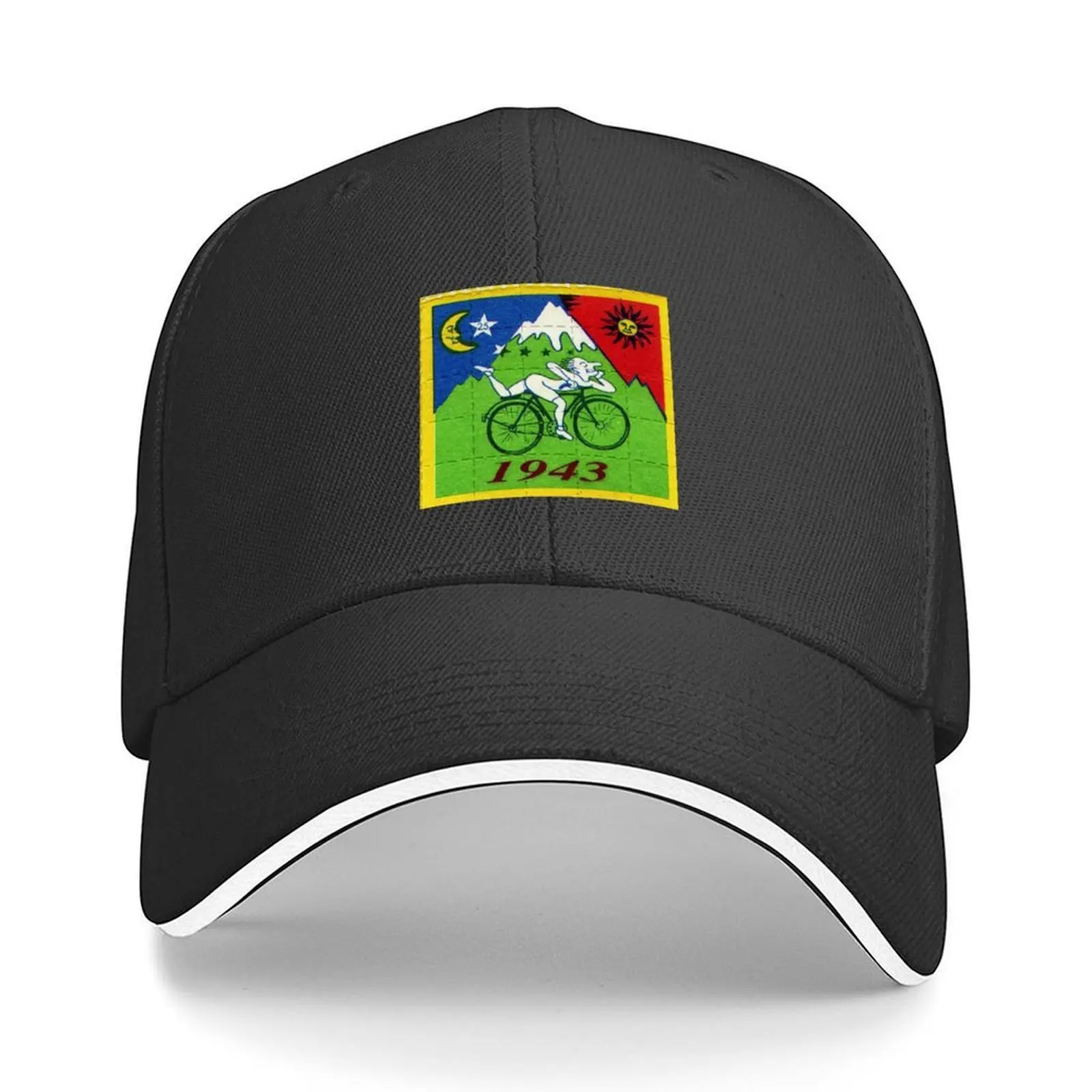 

Albert Hofmann LSD 25 Baseball Cap Military Cap Man designer cap luxury woman tea Hat Men's Luxury Women's