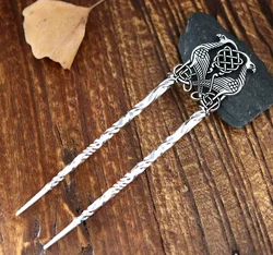Bird hairpin 13*3cm metal hairpin Phoenix hairpin auspicious bird hair accessories headdress gift