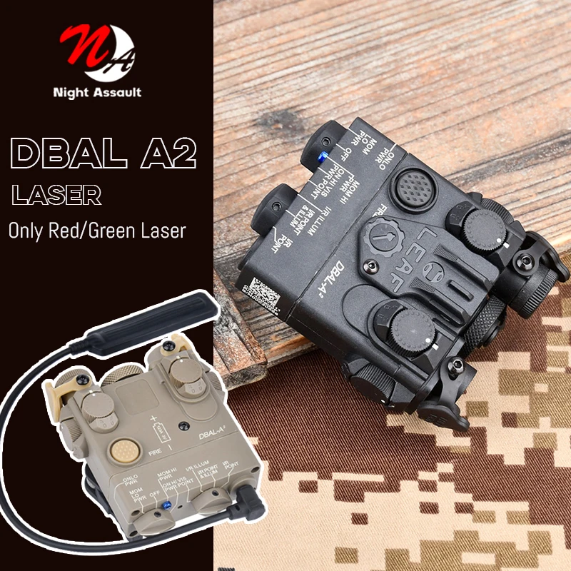 

WADSN Airsoft Tactical DBAL A2 Only Laser Red dot Green Indicator no IR Lens no LED White Light Strobe Hunting Weapon Flashlight