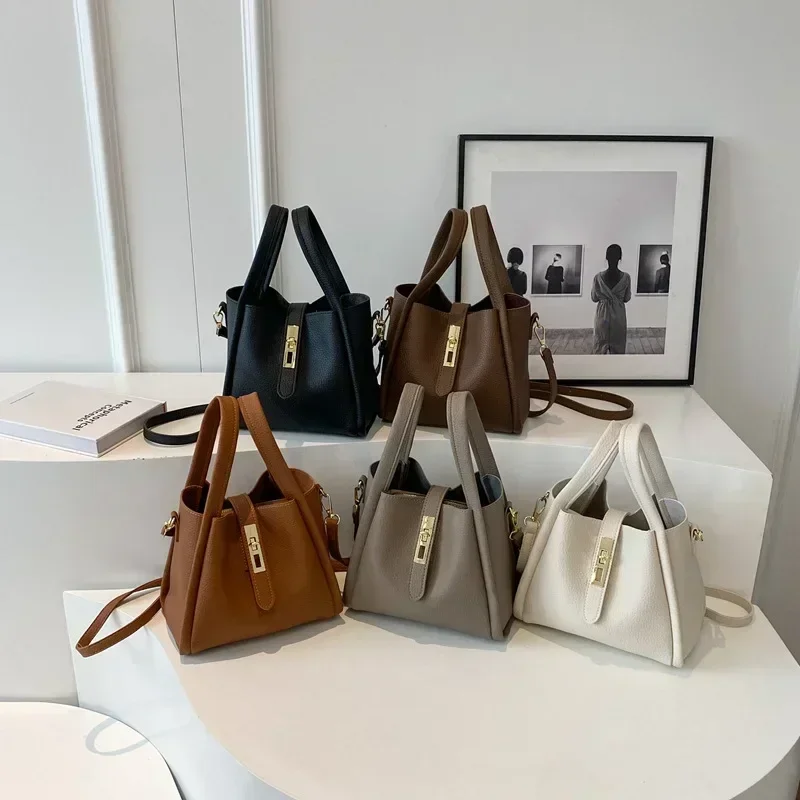 Sac à main minimaliste élégant pour femmes, sac seau Vintage tendance, sac à main chic assorti pour un usage quotidien et au travail, saint-valentin, cadeau