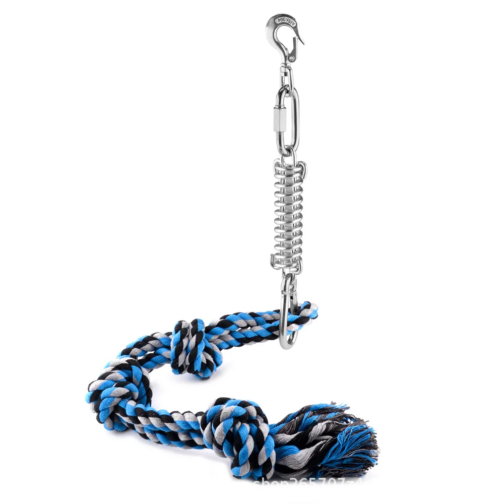 

Pet Supplies Tether Tug of War Dog Outdoor Bungee Solo Hanging Toy