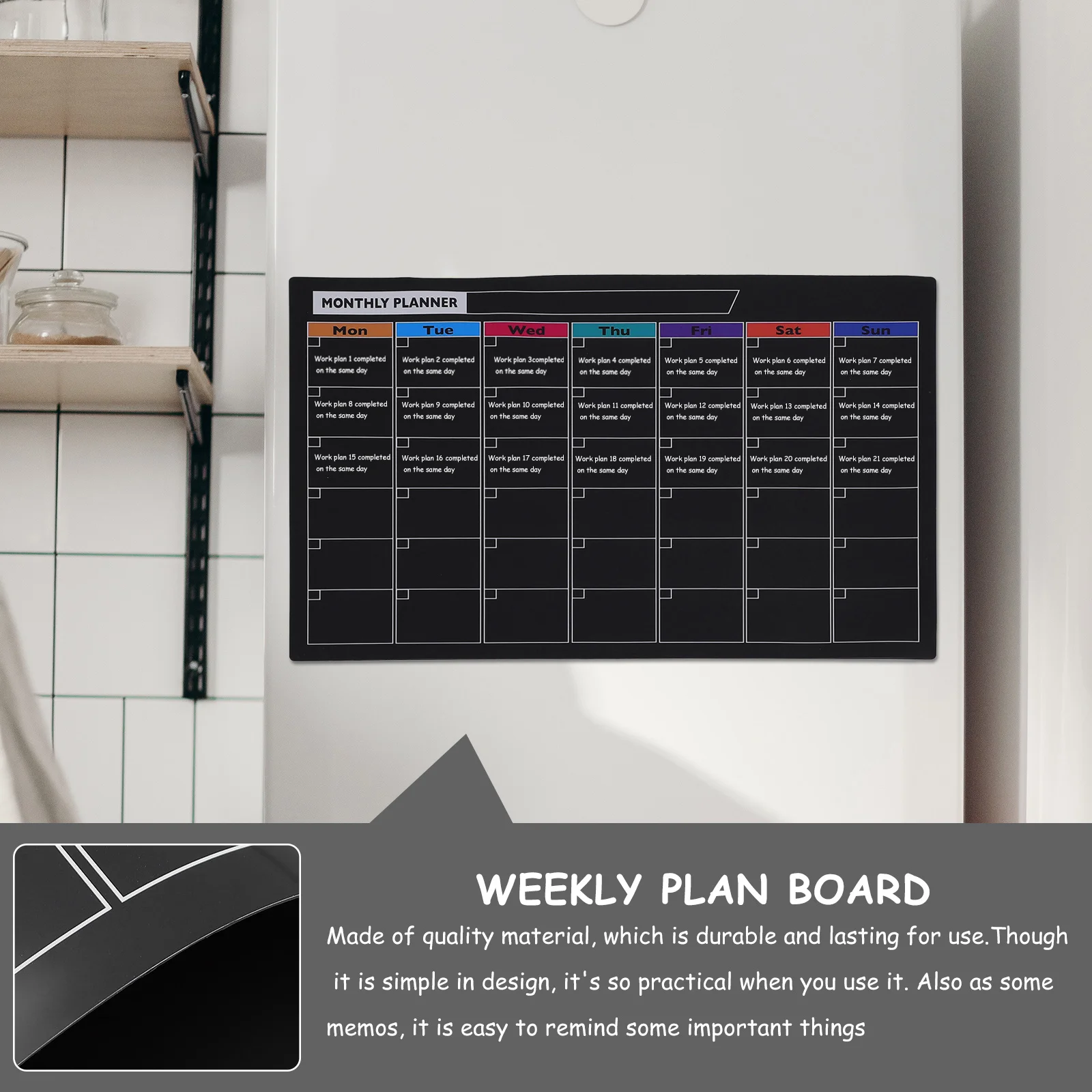 

Magnetic Plan Board Erasable Monthly Schedule Practical Fridge Message Note Planner Magnetic Monthly Plan Table