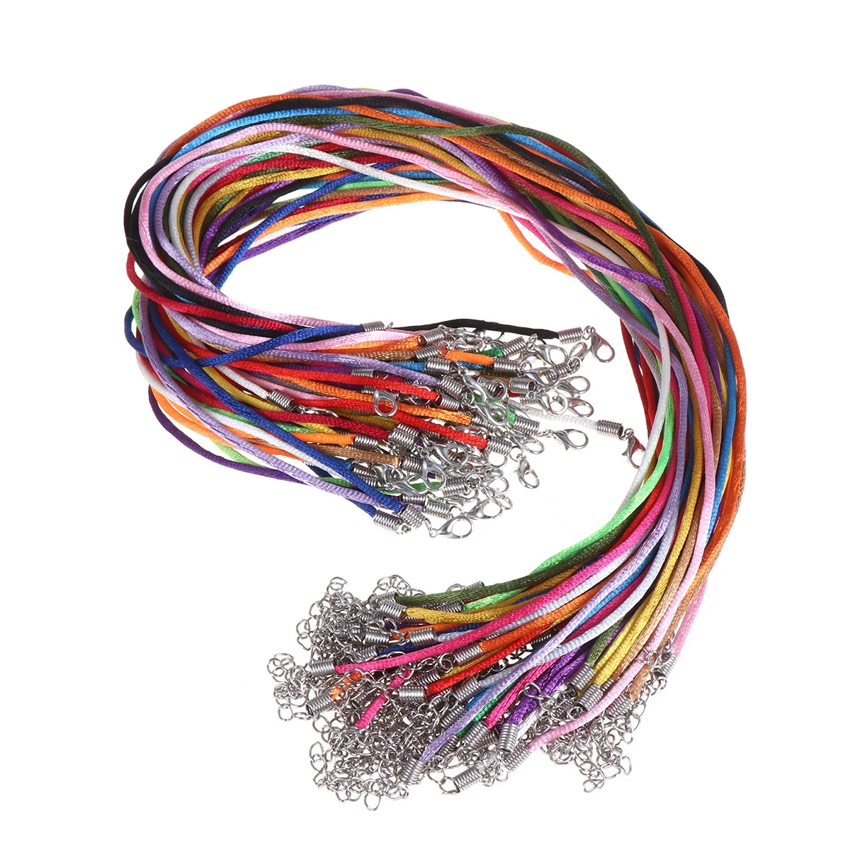 

60PCS DIY Chinese Knot Rope Creative DIY Necklace Cord Simple DIY Jewelry Making String Multi-purpose DIY Necklace Rope for Neck