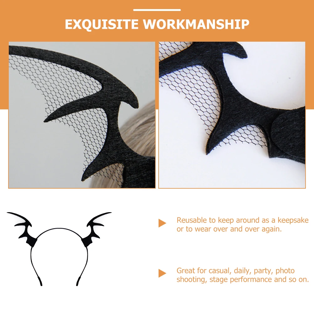 

Horn Headband Headdress Halloween Hair Accessories Reusable Costumes Prop Stage Performance Photo Shooting Elegant