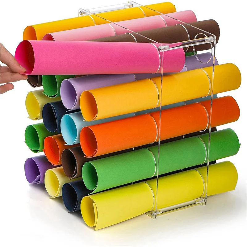

A57M-3Pack Vinyl Storage Racks Vinyl Roll Holders Vinyl Storage Organizer Display Stand