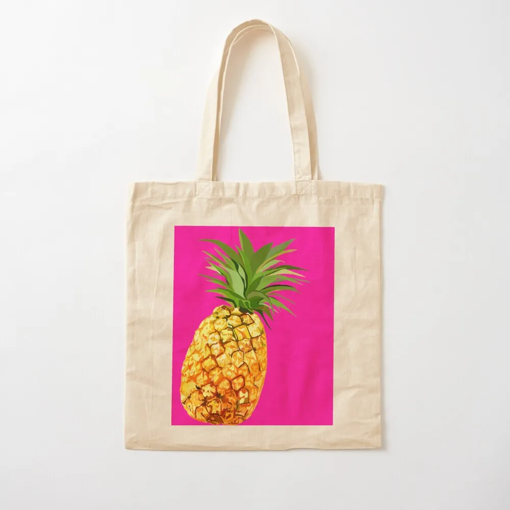 

Hot pink pineapple Tote Bag Shopper handbag canvas bags