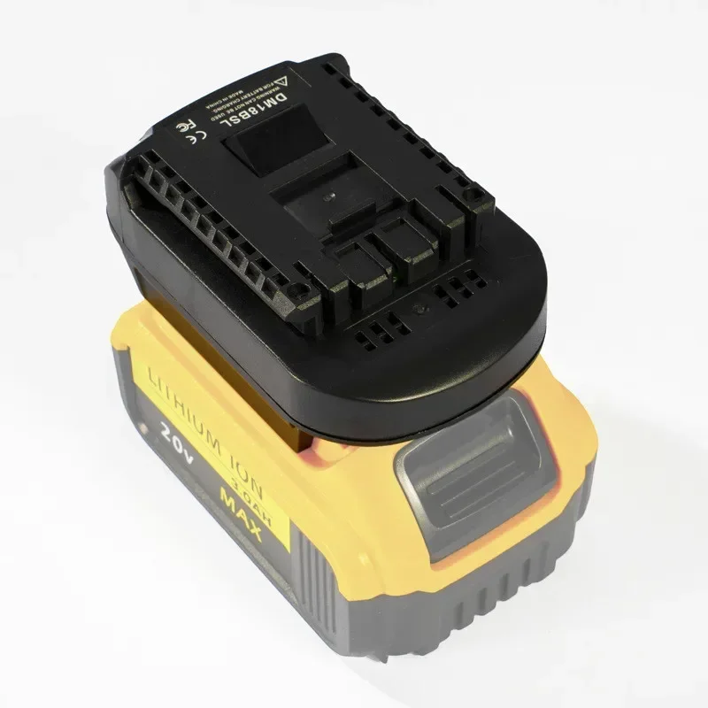 For Milwakee 18V and For Dewalt 20V Li-ion Battery Used to For Bosch 18V Tool battery DM18BSL Battery Converter Adapter