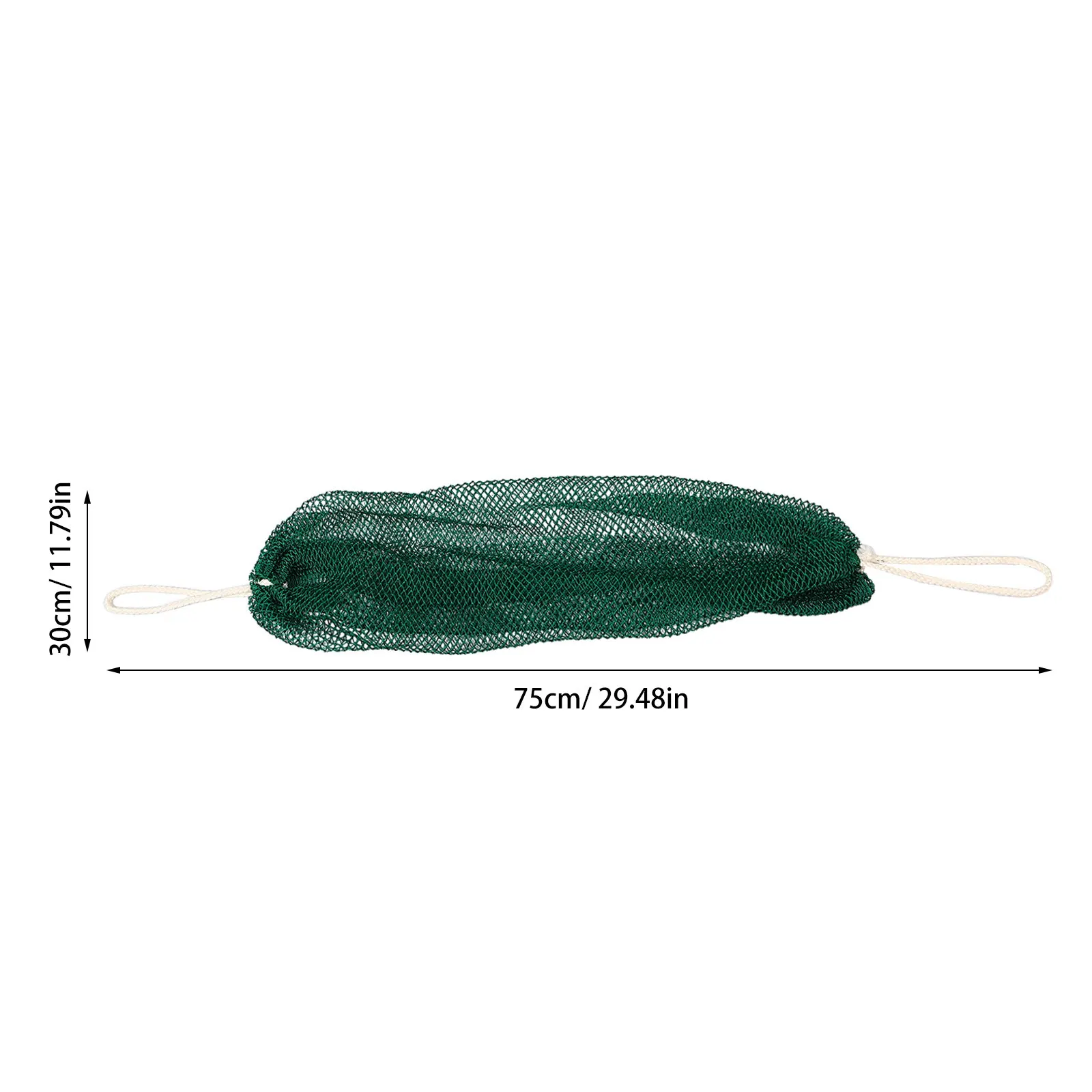 2Pcs Exfoliating Bath Scrubber Dead Skin Remover Long Body Scrubber African Net Sponge Shower Back Cleanser African Net Sponge view 3