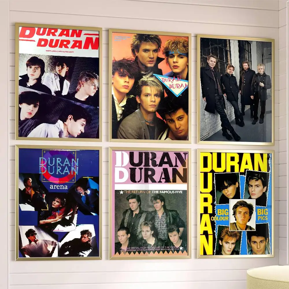 

Wave D-Duran Music Band Poster Posters,waterproof Paper Stickers,coffee Shops,bar Living Rooms