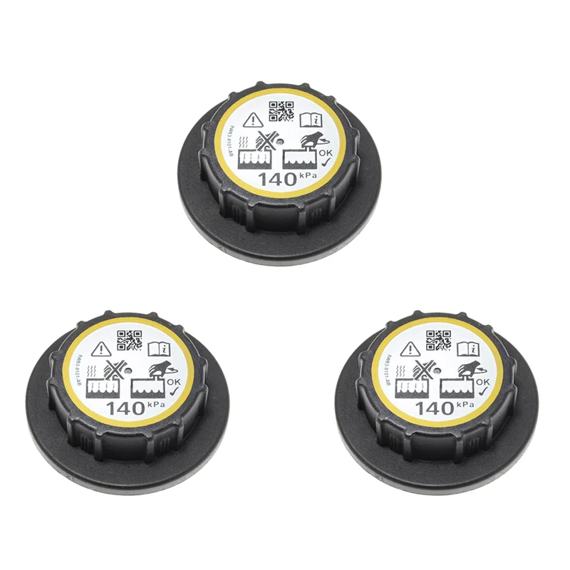 3X Motorkühlmittel-Ausgleichsbehälterdeckel, Kühlkesselkappe für Jaguar S-Type XF XF XE XJ XFR XFR C2P17700